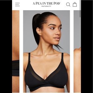 2 MESH TRIM CLIP DOWN MATERNITY AND NURSING BRAS